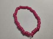 Bransoletka letnia różowa