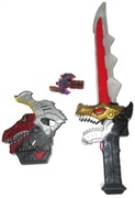 POWER RANGERS / DINO FURY / CHROMAFURY SABER + MORPHER / HASBRO
