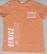 Koszulka H&M 170 cm 15 lat brzoskwiniowa VINTAGE