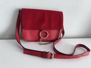 Chloe czerwona torebka listonoszka łańcuszek