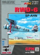 GPM 21 2017 nr.508 RWD-6 model 1:33 modelarz