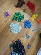 Klocki LEGO - segregowane kolorami
