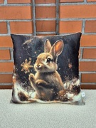 Poduszka królik  kroliczek 38 x 38 cm prezent na święta 