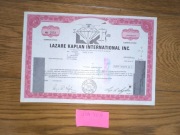 USA32A@ AKCJA USA#LAZARE KAPLAN-HANDEL DIAMENTAMI