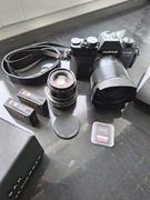 Fujifilm x-t20 body czarny + dwa obiektywy + baterie + karta SD