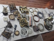 Części mechanizmy do starych zegarów 