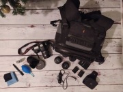 Aparat Canon EOS 7D + obiektywy + plecak + statyw