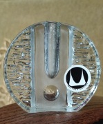 Wazon design Walther Glass Solifleur szkło 1960, Heiner Düsterhaus