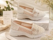 Sneakersy półbuty espadryle damskie Boho ażurowe 38