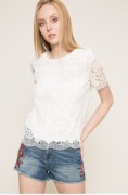 DESIGUAL bluzka ażurowa XS