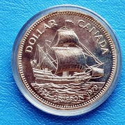 Kanada 1 dolar 1979r. 100 rocznica  wybudowania żaglowca "Griffon"