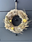 Wianek naturalny boho 