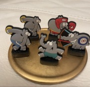 Zestaw figurek gumowych słoniki z produkcji Ottifant