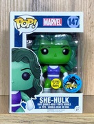 Funko POP She-Hulk 147 Marvel GITD Comikaze Exclusive MINT
