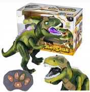 Dinozaur T-REX Zdalnie Sterowany Robot RC PILOT Ryczy Chodzi Świeci LED