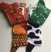 2 pary Skarpet Krowy Kurczaczki Many Mornings Nowe