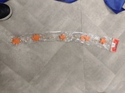 Pomarańczowa zawieszka gwiazdki na okno