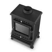 Piec piecyk kominek żeliwny wolnostojący koza OSVALD