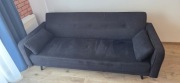 Sofa czarna rozkładana 