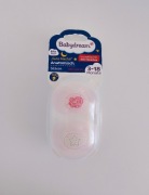 Różowy smoczek uspokajający Babydream w zestawie 2 3-18 miesi