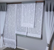 Firany - Komplet do okna balkonowego i kuchennego