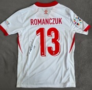 Taras ROMANCZUK koszulka reprezentacji z oryginalnym autografem