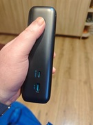 Powerbank Anker Zolo 25000mAh 165W PD z dwoma kablami USB-C Czarno-szary