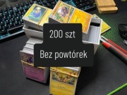 l Bulk 200 szt l Karty pokemon TCG l Bez powtórek l