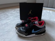 Jordan buty koszykówka czarne air Jordan legacy 312 low wood grey