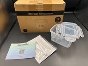 Pojemniki Na Żywność Szczelne + Etykiety Naklejki Duży Zestaw 12 Sztuk