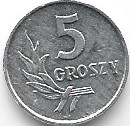 PRL 5 groszy 1963