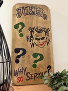 Płaskorzeźba „Joker”. Handmade