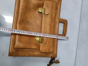 Teczka ze skóry brązowa