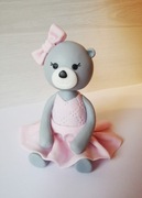 MIŚ W SUKIENCE z masy cukrowej