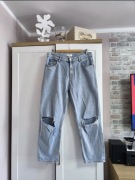 Jeansy mom fit H&M rozmiar XL 42