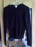 Czarny kardigan H&M 34