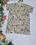 Koszulka dziecięca bawełniany tshirt z krótkim rękawem nowa rozmiar 128