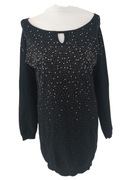 Louise Fd damski długi sweter z cekinami r S/M