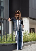 Kurtka jeans jak MISBHV Adidas kaptur oldschool lata 90te