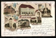 PLESZEW Pleschen litografia  1899