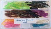 Unagi Slug 64 mm 6.4 cm 0.9g - 60 szt zestaw