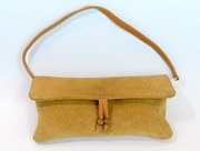 TOREBKA DAMSKA - DZIEWCZĘCA ZAMSZOWA NA PASKU