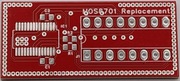 Płytka PCB zamiennika MOS 8701 do Commodore