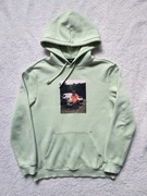 Bluza H&M x Lil Yachty S | rap merch sweatshirt unisex miętowa z kapturem