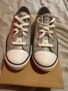 Converse COATED GLITTER - wolf grey/black/white