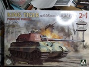Sd.Kfz.182 King Tiger w/105mm [Porsche Turret]1/35 Takom z Naktowizją 2in1