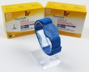 Opaska ochronna na sensor FreeStyle Libre 2 - NIEBIESKA