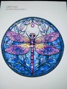 Puzzle drewniane w kształcie zwierząt dedykowane dla dorosłych L ważka