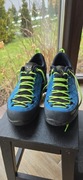 Buty Trekkingowe Męskie Salewa MTN Trainer 2 GTX - blue danube/fluo green