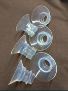 Reduktory do laktatora zmniejszające lejek komplet 17/19/21mm momcozy